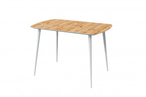 Стол обеденный Прайм Лайт, Дуб вотан/белый в Кургане - kurgan.mebel-tymen.ru | фото