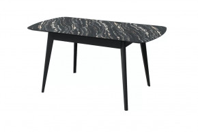 Стол обеденный Прайм раздвижной, луанда/черный в Кургане - kurgan.mebel-tymen.ru | фото