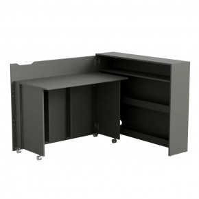 Стол письменный Графит Luis НК-мебель в Кургане - kurgan.mebel-tymen.ru | фото