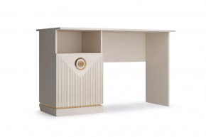 Стол письменный "Капри" Сатин/Сатин в Кургане - kurgan.mebel-tymen.ru | фото