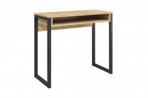 Стол письменный Леонардо, дуб бунратти/черный в Кургане - kurgan.mebel-tymen.ru | фото