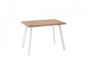 Стол раздвижной Borg-110, дуб каньон/белый в Кургане - kurgan.mebel-tymen.ru | фото