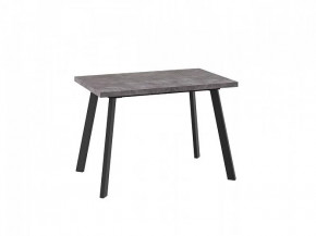 Стол раздвижной Borg-110, дымчатая керамика/черный в Кургане - kurgan.mebel-tymen.ru | фото