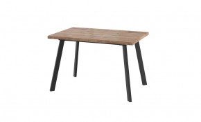 Стол раздвижной Borg-120, дуб велингтон/черный в Кургане - kurgan.mebel-tymen.ru | фото