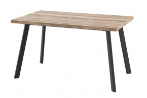 Стол раздвижной Borg-140, дуб каньон/черный в Кургане - kurgan.mebel-tymen.ru | фото