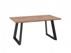 Стол раздвижной LOFT LUX-160, дуб веллингтон/черный в Кургане - kurgan.mebel-tymen.ru | фото