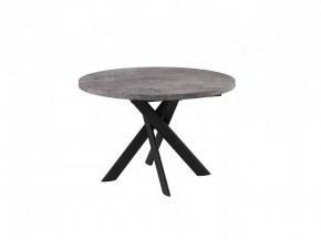 Стол раздвижной RONALDO-120, дымчатая керамика/черный в Кургане - kurgan.mebel-tymen.ru | фото