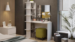 Стол с зеркалом Тип 4 Белый Ясень в Кургане - kurgan.mebel-tymen.ru | фото