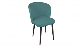 Стул «Боско»  Черный муар, Велюр DREAM Mint (бирюзовый) в Кургане - kurgan.mebel-tymen.ru | фото