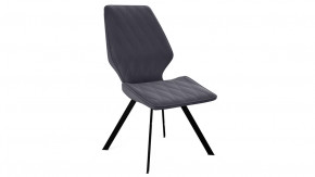 Стул «Матэо»  Черный муар, Микровелюр BRENDY Graphite в Кургане - kurgan.mebel-tymen.ru | фото