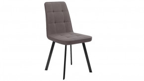 Стул «Рони»  Черный муар, Микровелюр BRENDY Latte в Кургане - kurgan.mebel-tymen.ru | фото