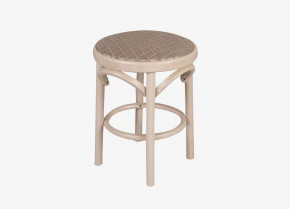 Табурет Мягкий Бежевый/Беленый дуб в Кургане - kurgan.mebel-tymen.ru | фото