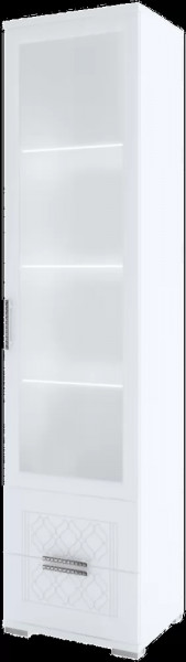 Тиффани гостиная М07 Пенал-витрина в Кургане - kurgan.mebel-tymen.ru | фото