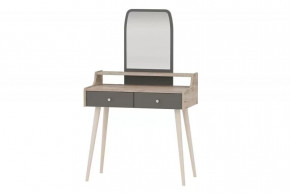 Трюмо 4-25916 (ш800*г448*в1330мм), ЛДСП Графит/Дуб крафт серый в Кургане - kurgan.mebel-tymen.ru | фото