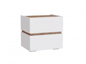 Тумба прикроватная  МС Аркон Белый/Дуб Вотан в Кургане - kurgan.mebel-tymen.ru | фото