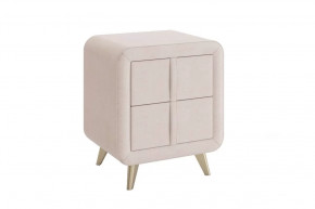 Тумба прикроватная Софи 2 крем (велюр) в Кургане - kurgan.mebel-tymen.ru | фото