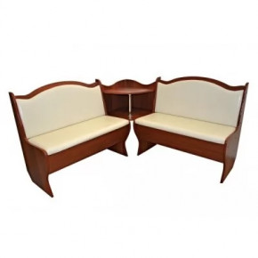 Угловая скамья Аленка-1 Орех в Кургане - kurgan.mebel-tymen.ru | фото